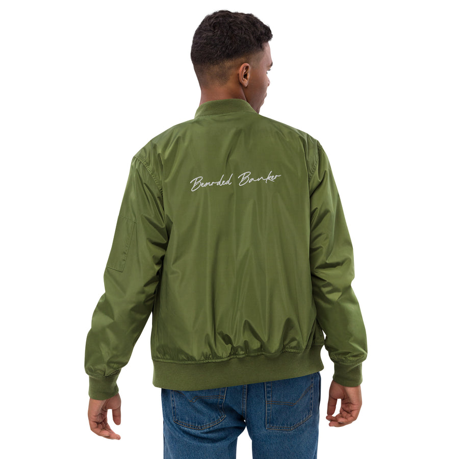 Embroidered Crest Bomber Unisex (multiple colors)
